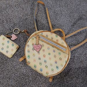 Vintage Dooney&Bourke mini backpack set